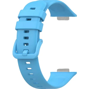 Huawei Watch Fit 2 Uyumlu Spor Silikon Kordon Saks Mavi