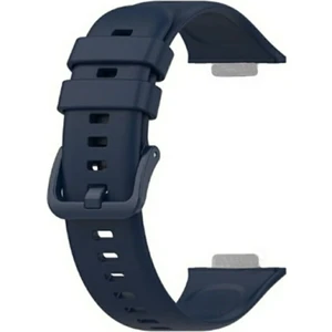 Huawei Watch Fit 2 Uyumlu Spor Silikon Kordon Lacivert