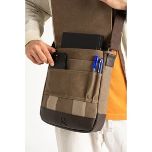 Mega 417 Unısex Kanvas  Postacı Çantası Askılı Çanta Omuz Çanta