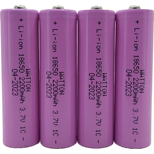 18650 2200 mah 4'lü Şarjlı Fener Pili Li-Ion 3.7V 1c