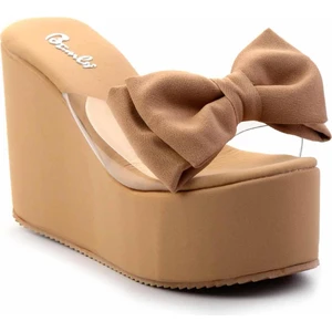 Nude Kumaş   Kadın Terlik K04534020204