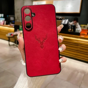 Samsung Galaxy A04S Retro Geyik Deseni Pu Cep Telefonu Kılıfı (Yurt Dışından)