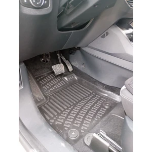 Ford Courier 2024+ 3D Havuzlu Paspas Siyah