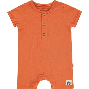 Civil Baby Erkek Bebek Patiksiz Tulum 6-18 Ay Tarçın