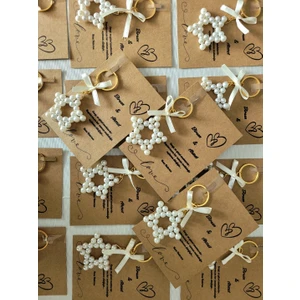 Larmina Decoration Inci Yıldız Anahtarlık 10 Adet