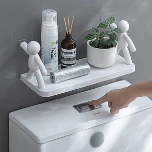 Yapışkanlı Çok Amaçlı Raf  Banyo ve Mutfak Tarz Baharatlık Rafı, Duvara Monte Organizer Düzenleyici, Rambo Raf