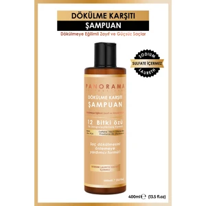 Panorama Professional Şampuan 400 Ml /Biotin Caffein Niacin (Vitamin B3) Zinc PcaProvitamin B5 (Panthenol) VEGAN - SÜLFATSIZ