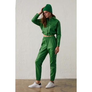 Cepli Kargo Pantolon - Yeşil