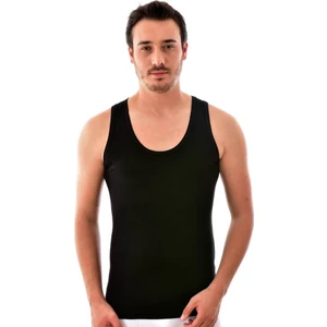 Yıldızı Erkek Klasik Atlet %100 Pamuk Penye Siyah 6'lı Paket
