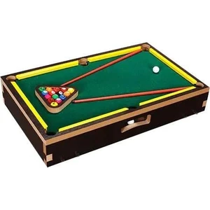 Ahşap Bilardo Oyunu Masa Üstü (Ayaksız Model)