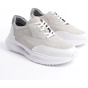 Hakiki Deri MBKRY301-BJ Erkek Bej Sneaker & Spor Ayakkabı