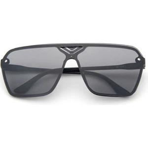 ZHKJ Shop Retro Moda Renkli Lensli Güneş Gözlüğü Gri (Yurt Dışından)