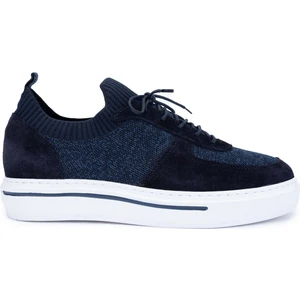 Tamer Tanca Erkek Deri & Tekstil Lacivert Sneakers & Spor Ayakkabı 698 1094-3 Erk Ayk Y24 Lacı Trk