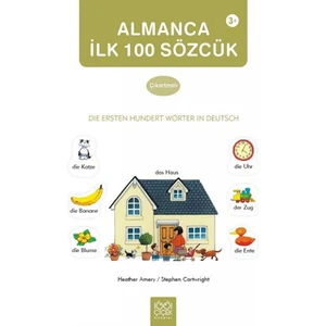 Almanca İlk Yüz Sözcük Çıkartma Kitabı - Heather Amery