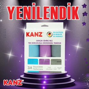 Alman 3'lü Mikrofiber Temizlik Bezi (40X60)