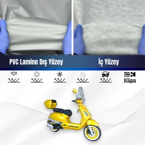 Ultra Shop Arora Safari 125 Motosiklet Branda Su Geçirmez Motor Brandası