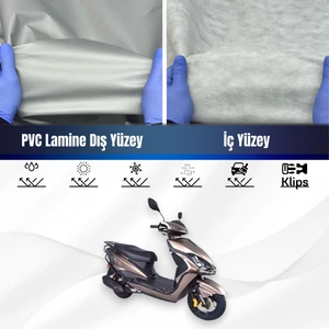 Ultra Shop Arora Quantum 50 Motosiklet Branda Su Geçirmez Motor Brandası