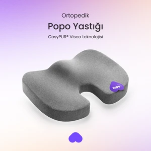 Popo Pillow Ortopedik Popo Yastığı, Cosypur® Visco Teknolojisi Oturma Minderi