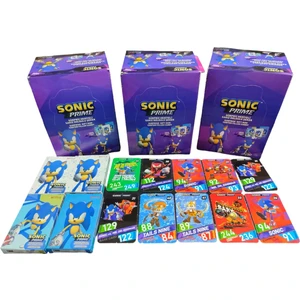 Yeni Sonic Prime Karakter Oyun Kartları (12 Minik Kutu 120 Adet Kart Vardır) Sonic Oyun Kartları Oyun Kağıtları