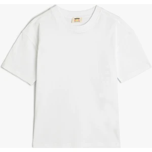 Basic Tişört Kısa Kollu Bisiklet Yaka Pamuklu