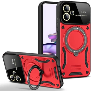 Galaxy A05 Kılıf Magsafe Mıknatıslı Stand Özellikli Kamera ve Lens Korumalı Kapak