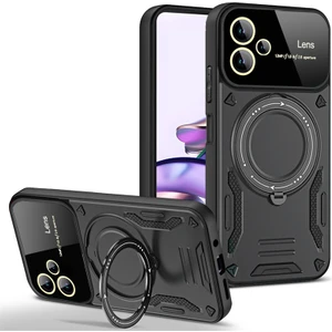 Galaxy A05 Kılıf Magsafe Mıknatıslı Stand Özellikli Kamera ve Lens Korumalı Kapak