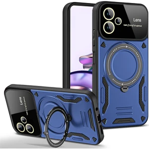 Galaxy A05 Kılıf Magsafe Mıknatıslı Stand Özellikli Kamera ve Lens Korumalı Kapak