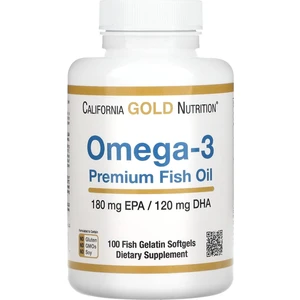 Gold Nutrition, Premium Omega 3 Fish Oil, 180 Epa / 120 Dha, 100 Fish