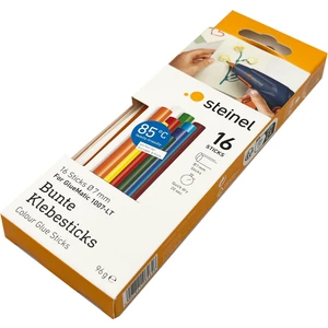 Sıcak Silikon Mum Steinel 084646 Karışık Renkli 7 x 150 mm 96 Gr. 16 Adet Düşük Isı ile Eriyebilen