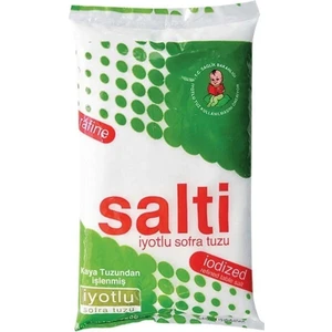 Iyotlu Sofralık Kaya Tuzu 3000 gr (3 kg)