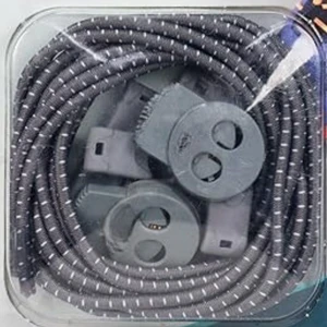 Yuvarlak, Akıllı, Kilitle, Tak-Bırak, Elastik Bot, Spor Ayakkabı Bağcığı, 100 Cm, 1 Çift