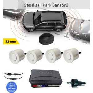 Guard Park Sensörü Soketli Ses Ikazlı Beyaz (22MM)