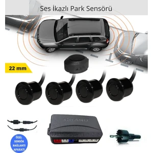 Guard Park Sensörü Soketli Ses Ikazlı Siyah (22MM)