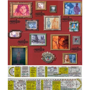 Monster 6 Cilt Manga Seti - Naoki Urasawa + Matematik Öğreten Cetvel
