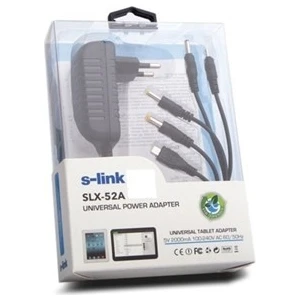 S-Link SLX-52A 5 Volt 2 Amper Çok Uçlu Adaptör Şarj Aleti Cihazı 5V-2A