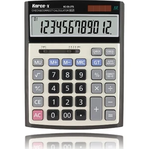 Karce-X Kc-Ds-2ts Masaüstü 12 Hane Hesap Makinası