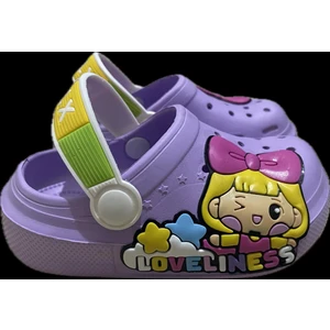 Çocuk Croks Model Süslü Terlik Sandalet