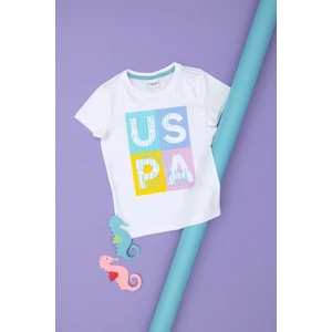 U.S. Polo Assn. Erkek Çocuk Beyaz Tişört 50281681-VR013