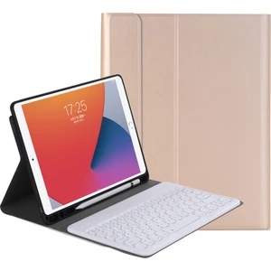 Bluetooth Klavye Kılıfı Samsung Galaxy Tab S7 T870 / T875 11 Inç 2020 Altın (Yurt Dışından)