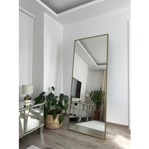Effe Yapı Dekor Gold Metal Çerçeveli̇ 180X70 cm Ayaklı Boy Aynası