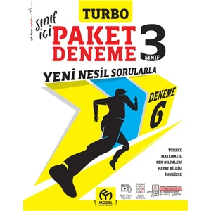 Model Eğitim Yayıncılık 3. Sınıf 3 Turbo Sınıf İçi Paket Deneme