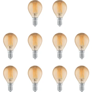 LED Lamp 4W 220V E14 G45 Rustik LED Top Ampul G45-E14 10'lu Paket