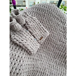 Puffy Bebek Battaniyesi Bebek Yelek Patik Seti