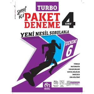 Model Eğitim Yayıncılık 4. Sınıf 4 Turbo Sınıf İçi Paket Deneme