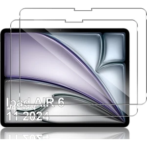 M.TK Moveteck Apple Ipad Air 6. Nesil 11 Inç 2024 Uyumlu Ekran Koruyucu Şeffaf Cam Nano Esnek Kırılmaz Ekran Camı A2899
