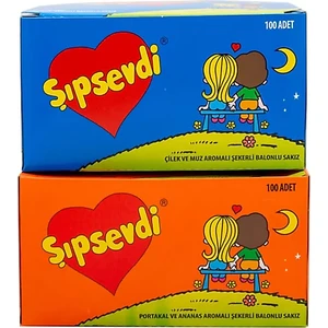 Şekerli Sakız 2 x 100 Adet