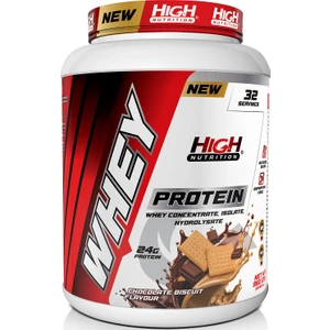 High Nutrition Whey Protein 960 gr Çikolata Bisküvi Aromalı Protein Tozu 24 Gram Protein 32 Servis