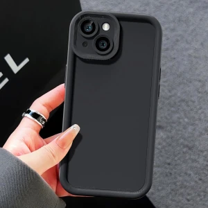 M.tk moveteck Apple Iphone 13 Kılıf Kare Kamera Korumalı Yumuşak Ince Hafif Zarif Tasarım Darbeye Dayanıklı Yükseltili Kapak