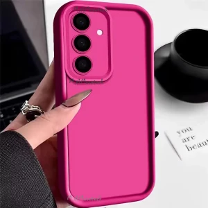M.tk moveteck Samsung Galaxy A15 Kılıf Kare Kamera Korumalı Yumuşak Ince Hafif Zarif Tasarım Darbeye Dayanıklı Yükseltili Kapak