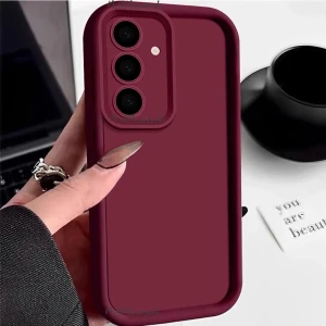 M.tk moveteck Samsung Galaxy A15 Kılıf Kare Kamera Korumalı Yumuşak Ince Hafif Zarif Tasarım Darbeye Dayanıklı Yükseltili Kapak